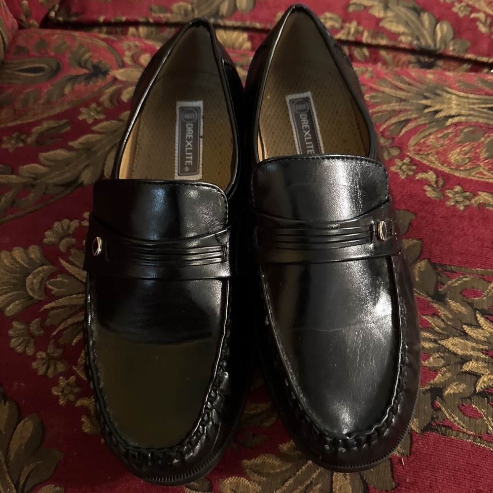 Mens Drexlite Dress Shoes Black Size8.5 Eee